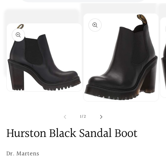 Dr. Martens Black Heeled Chelsea Boots - Picture 2 of 14